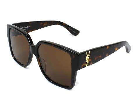 ysl glasses brown|saint laurent glasses women's.